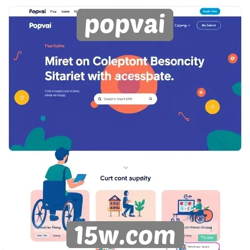 Acessibilidade aprimorada no site Popvai