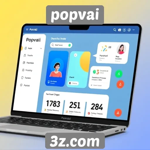 Interface do Popvai proporciona experiência intuitiva